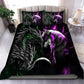 Green And Purple Dragon And Wolf Fantasy Bedding Cover For Fantasy Bedroom Decor