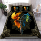 Dragon Phoenix Sword Bedding Cover For Fantasy Bedroom Decor