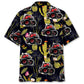 Monster Truck Cactus Hawaiian Shirt For Automotive Enthusiasts, Coastal Trips, And Casual Warm Weather Style