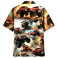 Monster Truck Mad Racing Hawaiian Shirt For Beach Days, Summer Outings, And Thoughtful Gift Giving