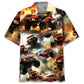 Monster Truck Mad Racing Hawaiian Shirt For Beach Days, Summer Outings, And Thoughtful Gift Giving