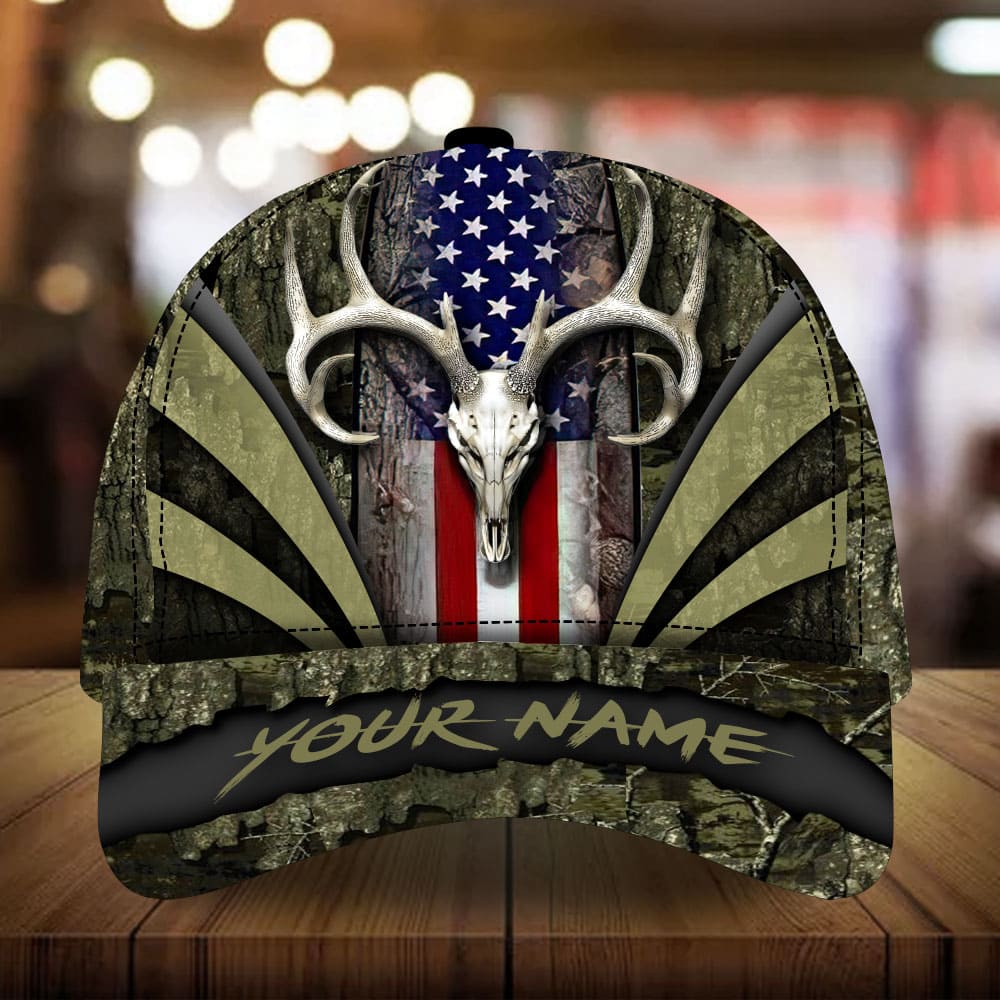 New Skull Deer Hunting Personalized Classic Cap For Beach Days Travel And Relaxed Everyday Outfits