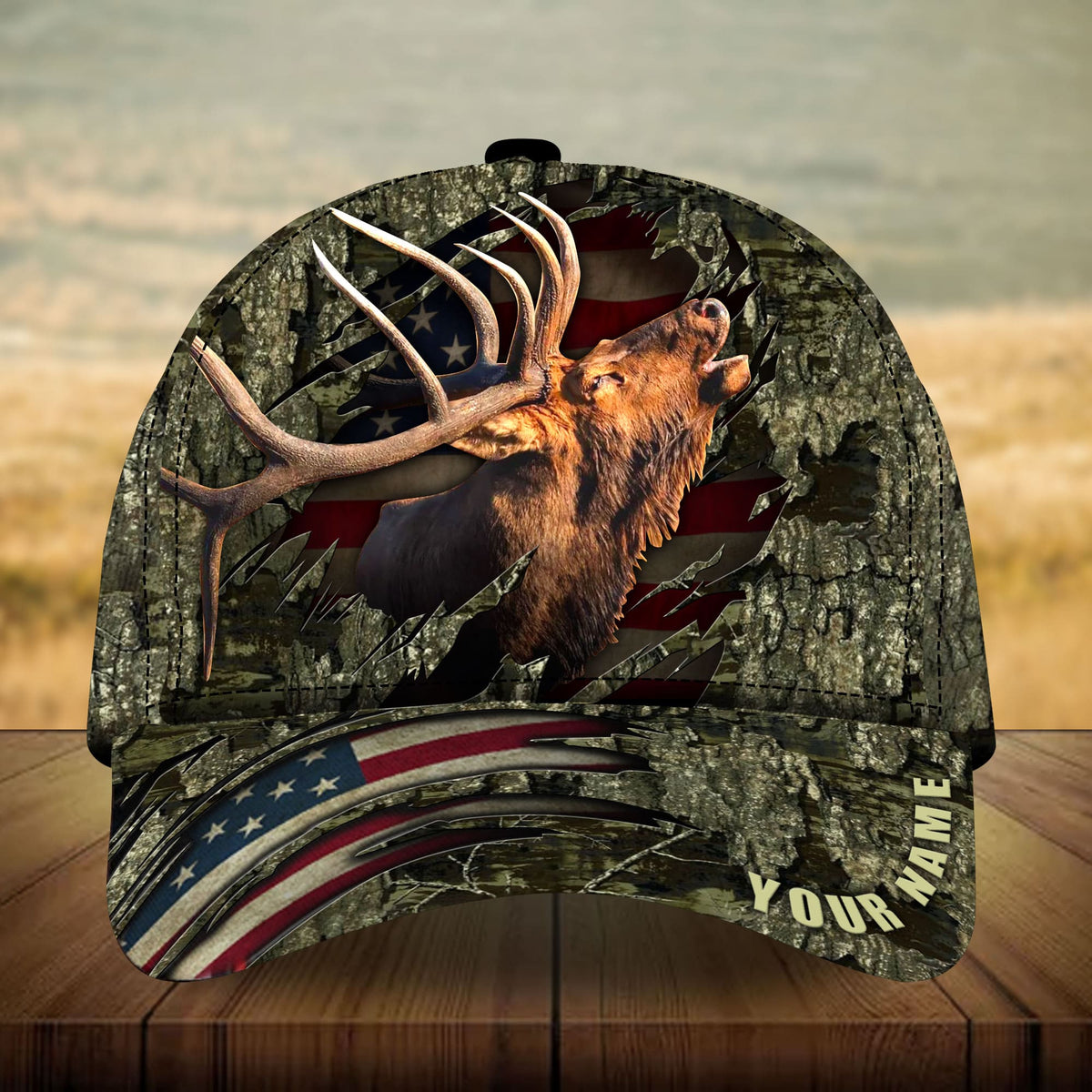 Elk Hunting Multicolor Personalized Classic Cap For Beach Travel Outdoor Events And Relaxed Casual Wear