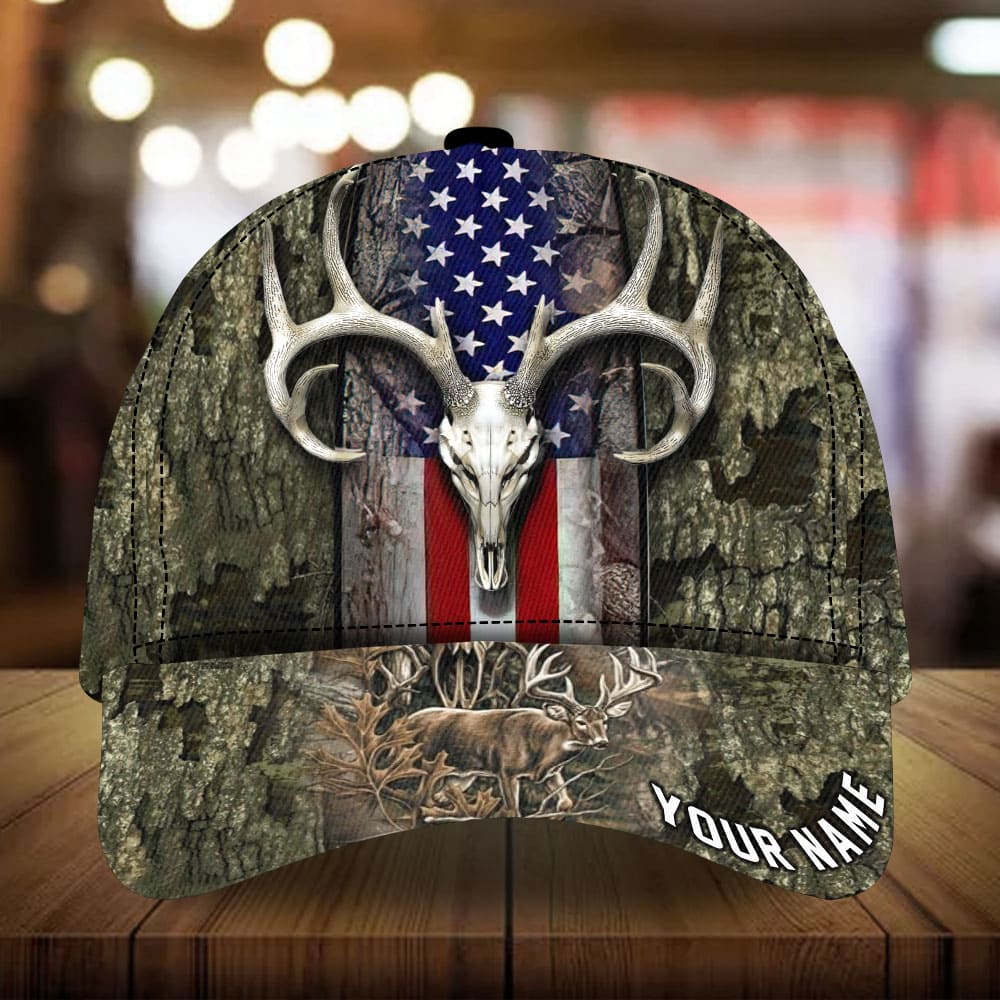Unique Deer Hunting Personalized Classic Cap For Casual Styling Holiday Travel And Weekend Adventures