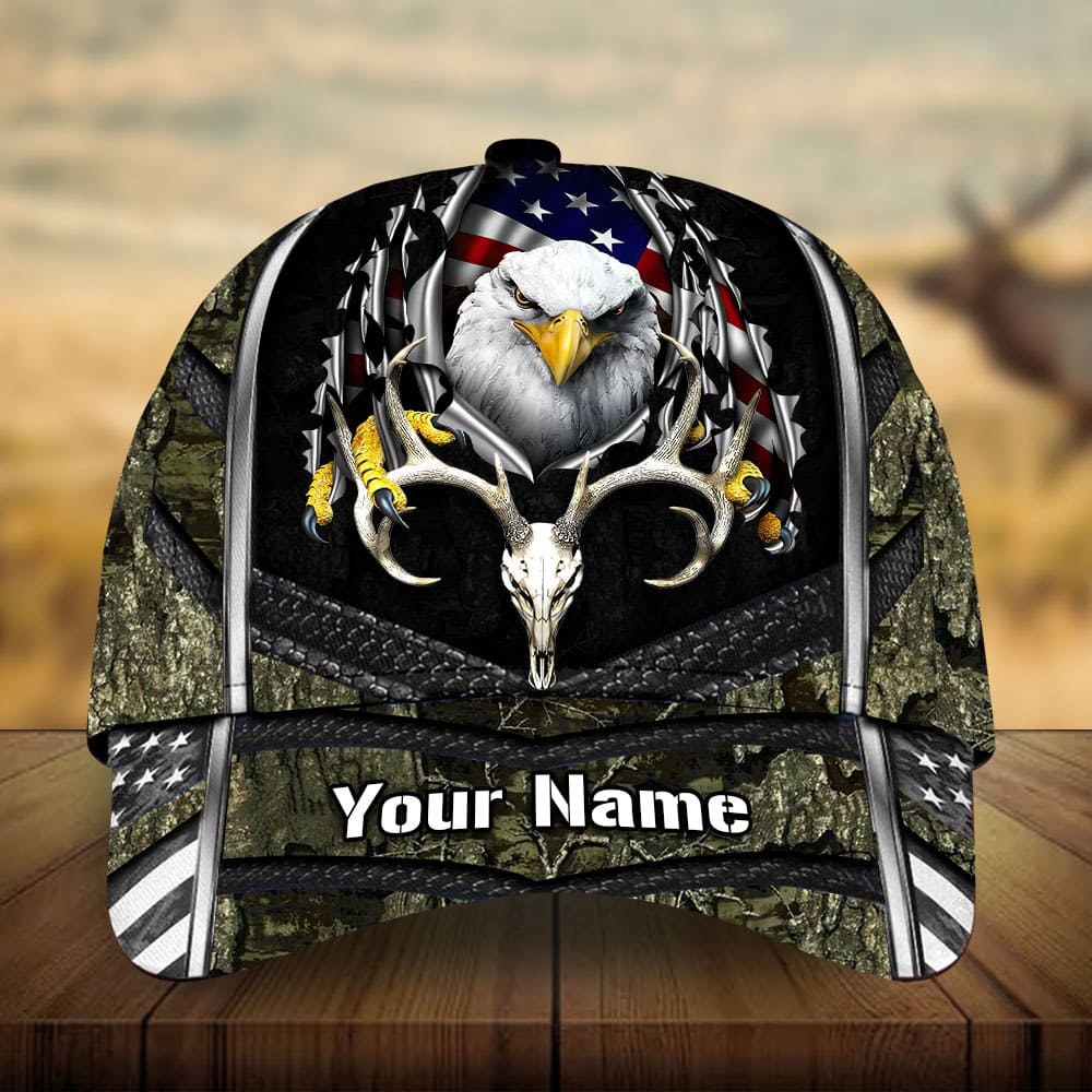 Eagle Deer Hunting Personalized Classic Cap For Outdoor Travel Parties And Thoughtful Holiday Gifting