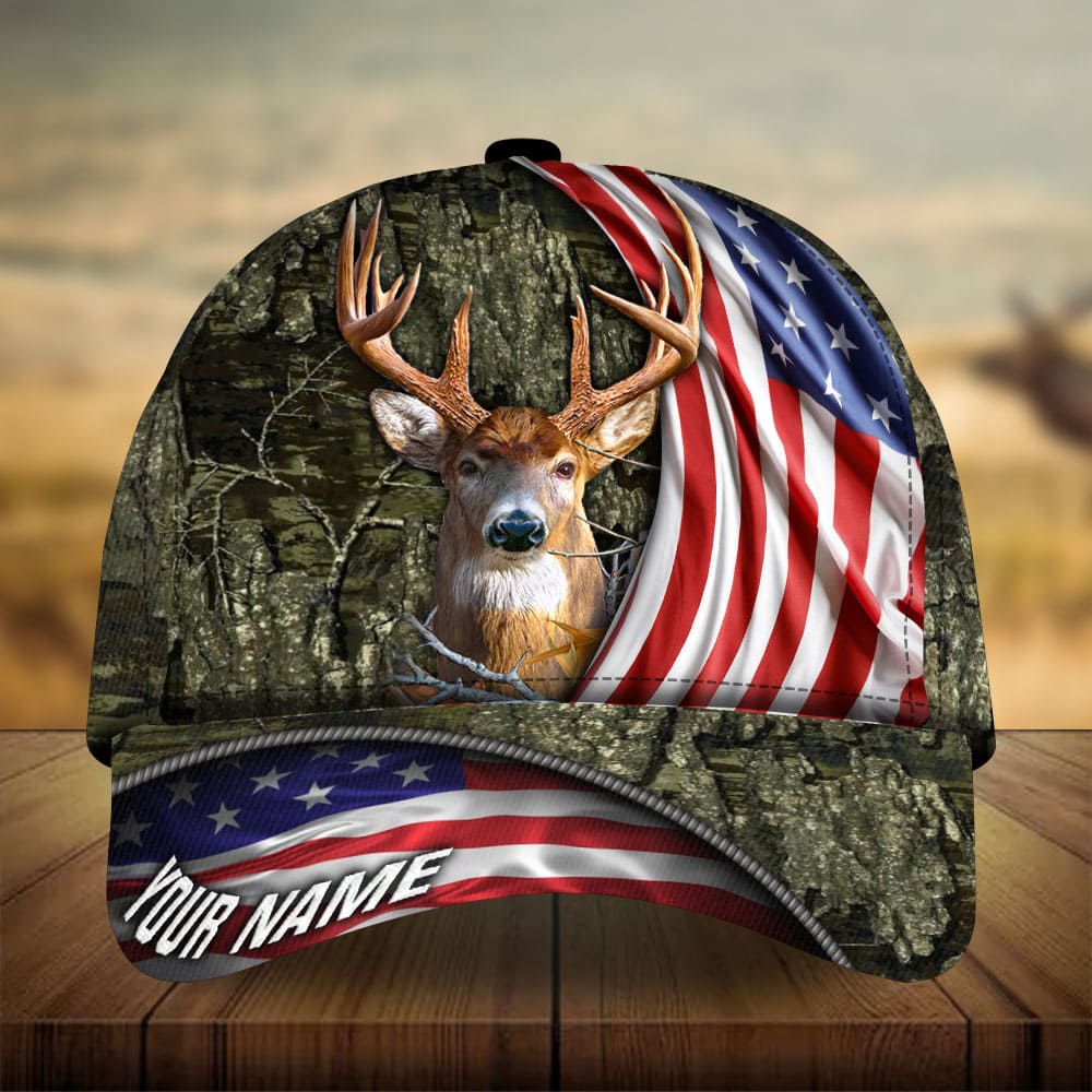 New US Deer Hunting Personalized Classic Cap For Holiday Adventures Parties And Comfortable Styling