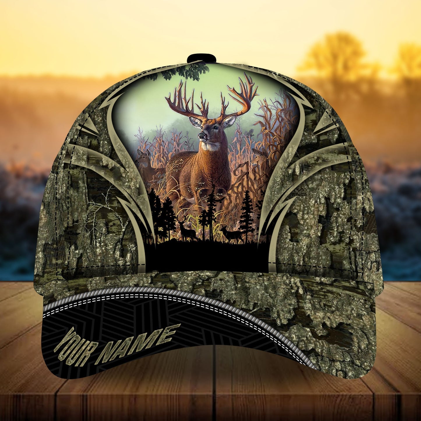 Beer Fest Deer Hunting Camo Personalized Classic Cap For Outdoor Adventures Festivals And Casual Wear