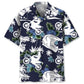 Motocross Blue Nature Hawaiian Shirt For Beach Travel And Seasonal Wardrobe