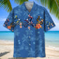 Floral Tropical Motocross Hawaiian Shirt For Tropical Holidays, Outdoor Gatherings, And Everyday Comfort