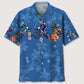 Floral Tropical Motocross Hawaiian Shirt For Tropical Holidays, Outdoor Gatherings, And Everyday Comfort