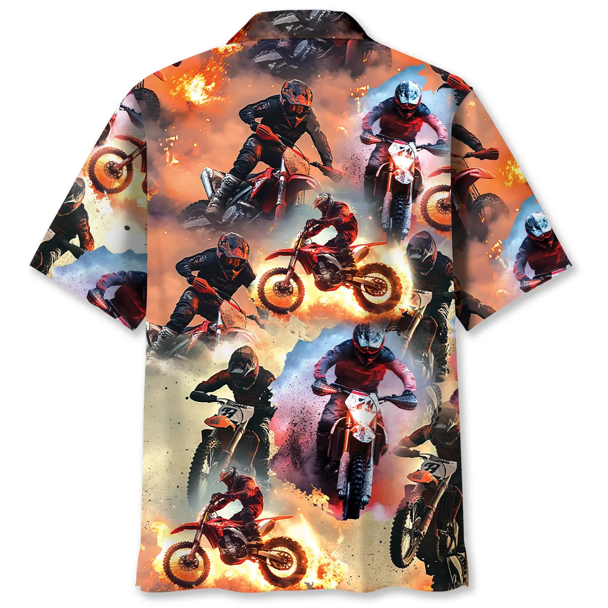 Motocross Racing Road Hawaiian Shirt