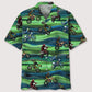 Motocross Seamless Pattern Hawaiian Shirt For Road Trip Adventures, Resort Days, And Comfortable Everyday Wear