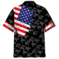 American Motocross Hawaiian Shirt For Summer Vacation, Beach Travel, And Casual Wear