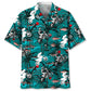 Vintage Motocross Hawaiian Shirt For Coastal Travel, Casual Events, And Comfortable Summer Wear