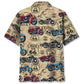 Motorcycle Historic Highway Inspiration Hawaiian Shirt For Beach Days, Summer Outings, And Thoughtful Gift Giving