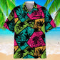 Colorful Mountain Bike Beach Hawaiian Shirt For Island Vacations, Resort Wear, And Relaxed Seasonal Style