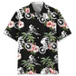 Floral Mountain Bike Nature Hawaiian Shirt For Summer Vacation, Beach Travel, And Casual Wear