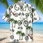Mountain Bike Racer Hawaiian Shirt For Tropical Holidays, Outdoor Gatherings, And Everyday Comfort