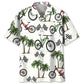 Mountain Bike Racer Hawaiian Shirt For Tropical Holidays, Outdoor Gatherings, And Everyday Comfort