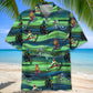 Mountain Bike Seamless Pattern Hawaiian Shirt For Coastal Travel, Casual Events, And Comfortable Summer Wear