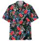 Tropical Mountain Bike Hawaiian Shirt For Island Vacations, Resort Wear, And Relaxed Seasonal Style