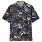 Mountain Bike Tropical Vintage Hawaiian Shirt For Tropical Holiday, Island Adventure, And Warm Weather Fashion