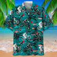 Vintage Mountain Bike Hawaiian Shirt For Coastal Travel, Casual Events, And Comfortable Summer Wear