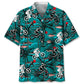 Vintage Mountain Bike Hawaiian Shirt For Coastal Travel, Casual Events, And Comfortable Summer Wear