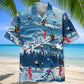 Mountain Skiing Hawaiian Shirt For Tropical Holidays, Outdoor Gatherings, And Everyday Comfort