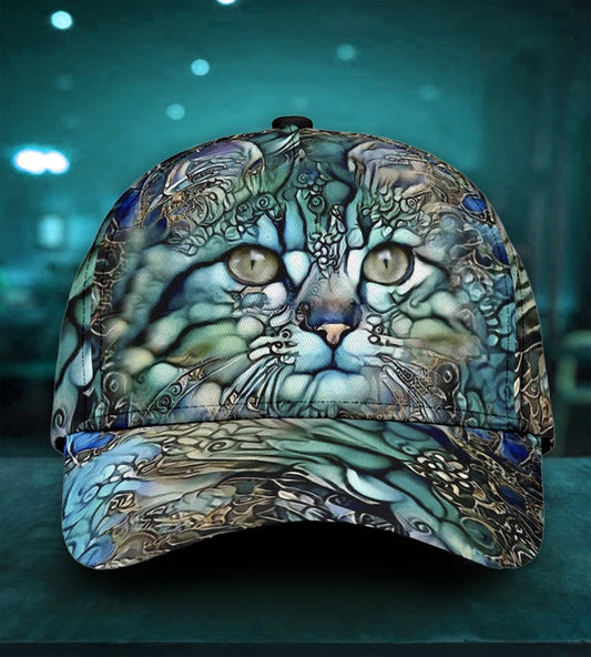 Mystic Cat Fantasy Spirit Classic Cap For Vacation Style Outdoor Activities And Daily Comfort