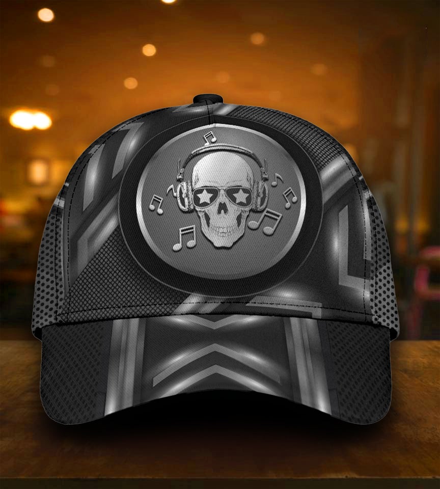 Skull Metal Music Classic Cap For Casual Adventures Parties And Seasonal Styling