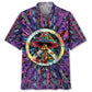 Hawaiian Shirt / Adults / S Mushroom Peace Sign Hawaiian Shirt