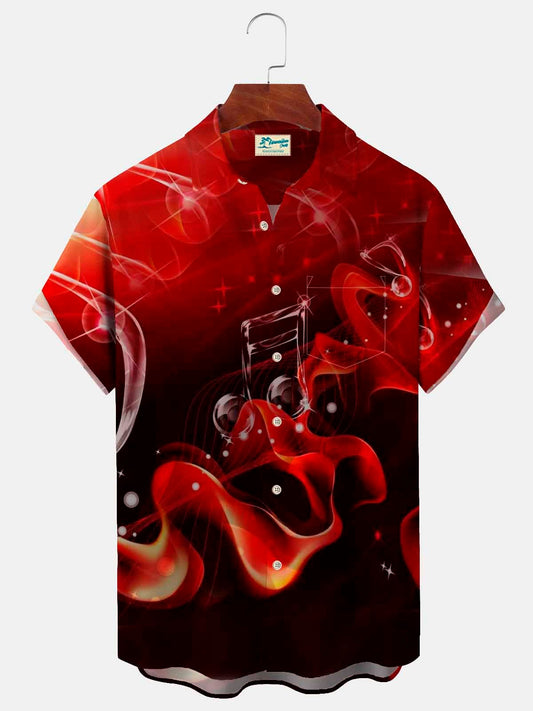 Music Instrument Hawaiian Shirt For Music Fans, Resort Parties, And Warm Weather Events