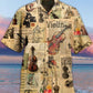Vintage Violin Hawaiian Shirt With All Over Print For Tropical Getaways Outdoor Fun And Everyday Wear