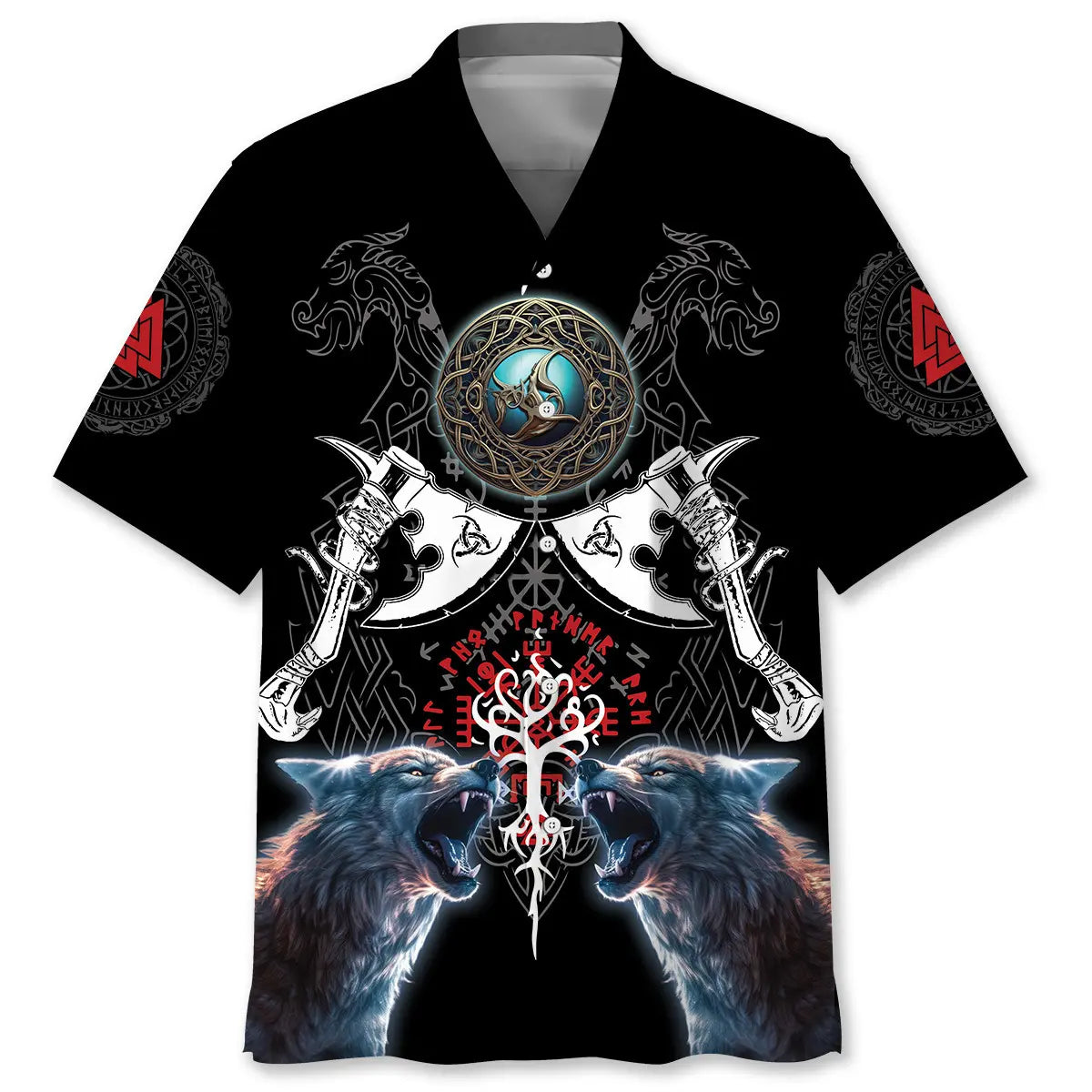 Mythology Viking Warrior Hawaiian Shirt For Beach Days, Summer Outings, And Thoughtful Gift Giving