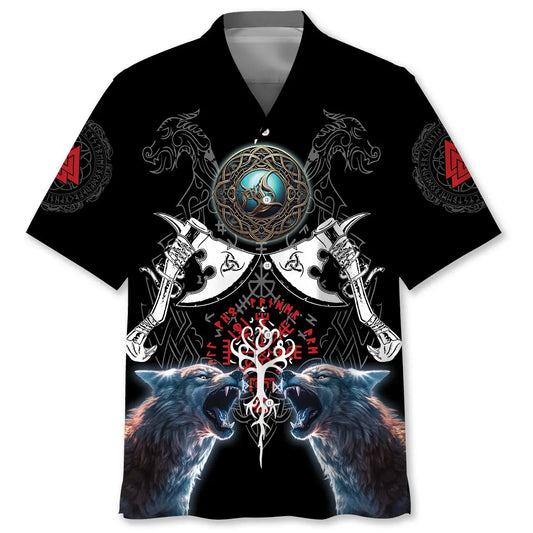 Mythology Viking Warrior Hawaiian Shirt For Beach Days, Summer Outings, And Thoughtful Gift Giving