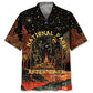 Dark National Park Bigfoot Alien Bear Hawaiian Shirt For Tropical Holidays, Outdoor Gatherings, And Everyday Comfort