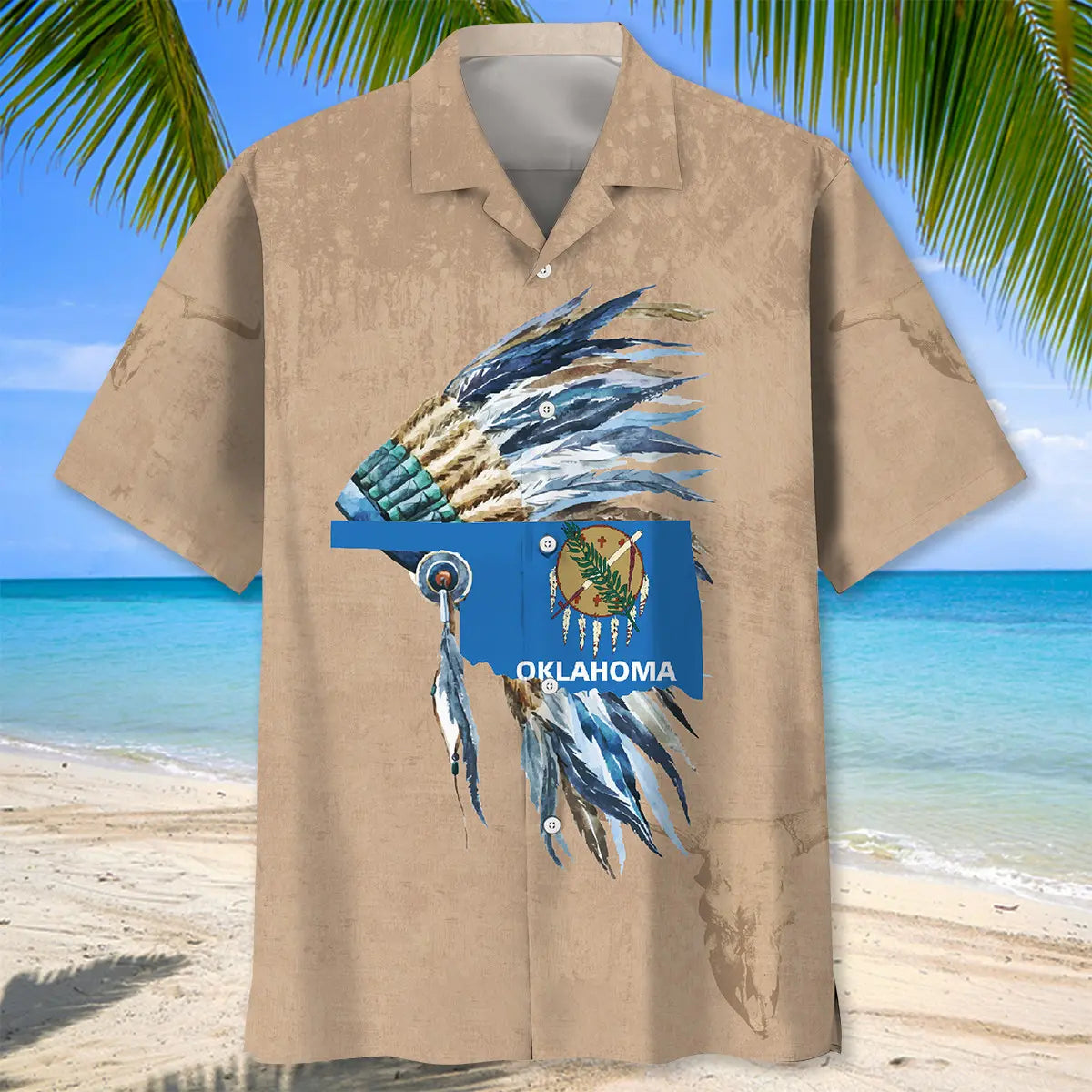 Native Oklahoma The Sooner State Proud Hawaiian Shirt For Resort Holiday And Easygoing Fashion
