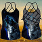 Native Wolf Moon Love Hollow Tank Top For Yoga Workouts And Festival Wear