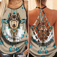 Native Wolf Dreamer Hollow Tank Top For Yoga Workouts And Casual Wear