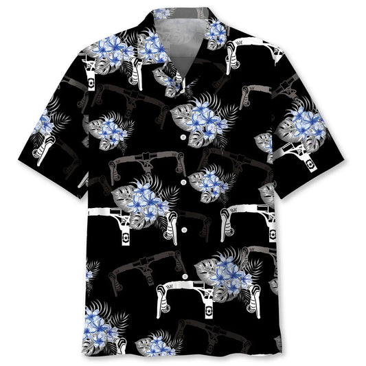 Nature Blue Cycling Hawaiian Shirt For Beach Days, Weekend Events, And Thoughtful Gift Giving