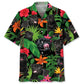 Naughty Pug Hawaiian Shirt For Animal Lovers, Beach Travel, And Casual Summer Style