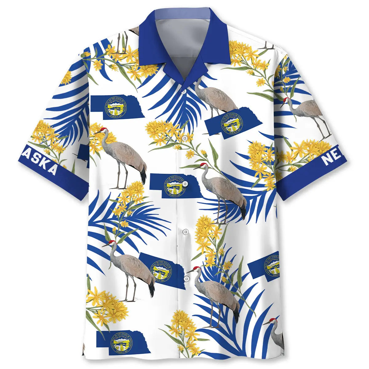 Nebraska State Proud Hawaiian Shirt For Summer Road Trip And Casual Wear
