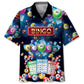 Neon Bingo Hawaiian Shirt For Beach Days, Summer Outings, And Thoughtful Gift Giving