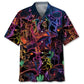 Neon Cowboy Vintage Art Hawaiian Shirt For Poolside Gathering And Beachside Style