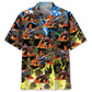 Neon Monster Truck Hawaiian Shirt For Tropical Holidays, Outdoor Gatherings, And Everyday Comfort