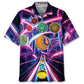 Neon Roller Coaster Lawn Bowl Hawaiian Shirt For Tropical Holidays, Outdoor Gatherings, And Everyday Comfort