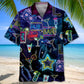 Neon Bartender Hawaiian Shirt For Coastal Travel, Casual Events, And Comfortable Summer Wear