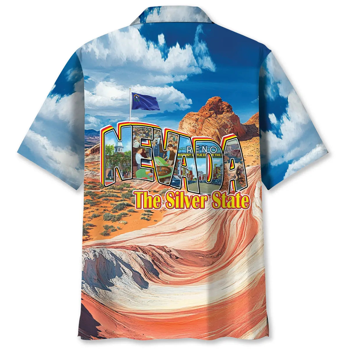 Nevada The Silver State Hawaiian Shirt