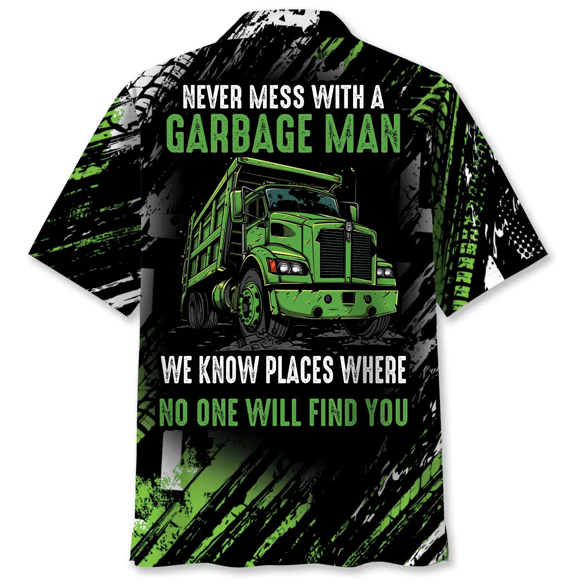 Garbage Collection Worker Pride Hawaiian Shirt For Resort Holiday, Warm Weather Outing, And Coastal Style